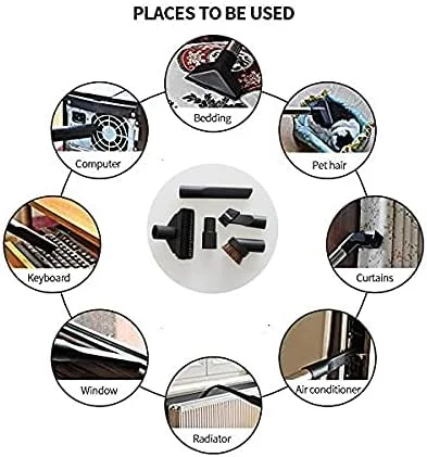 Vacuum Cleaner Brush Head Nozzle With 32 / 35mm Adapter Spare Parts Crevice Dust Collector Vacuum Cleaner Replacement Attachment