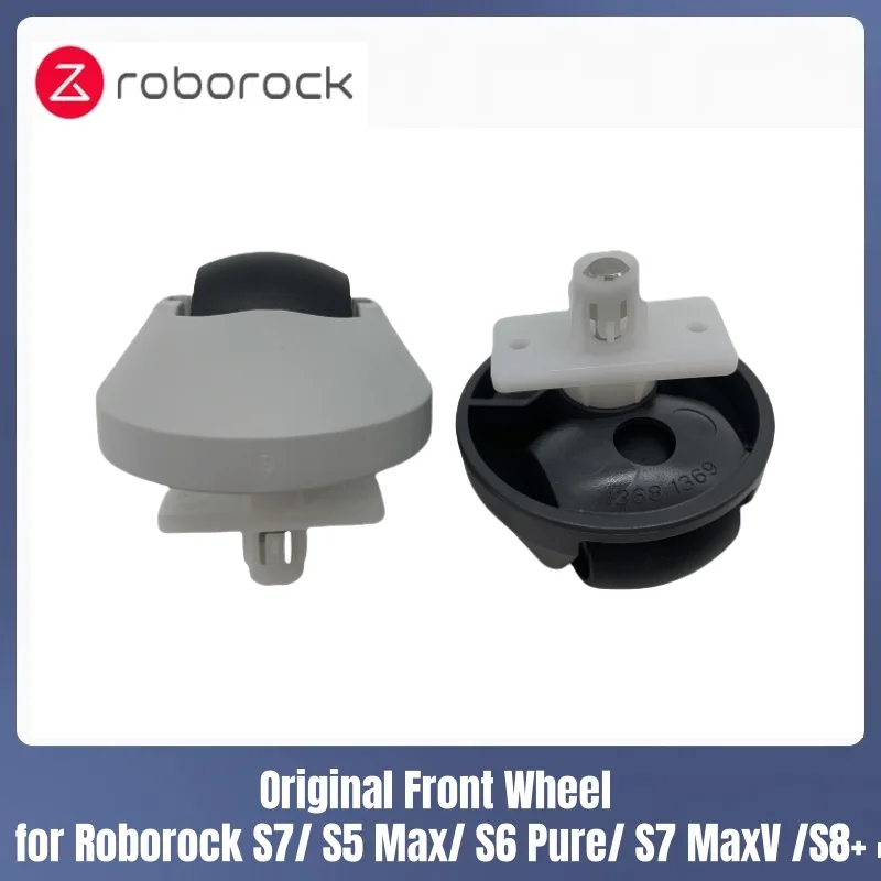 Original Front Wheel for Roborock S7/ S5 Max/ S6 Pure/ S7 MaxV /S8+ Robot Vacuum Cleaner Parts Caster Wheel