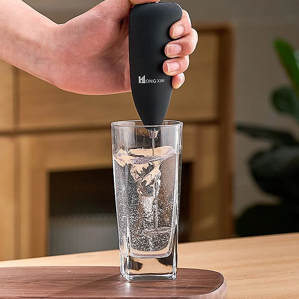Electric Whisk Portable Handheld Blender Coffee Milk Stirrer Kitchen Tools Stainless Steel Milk Frother