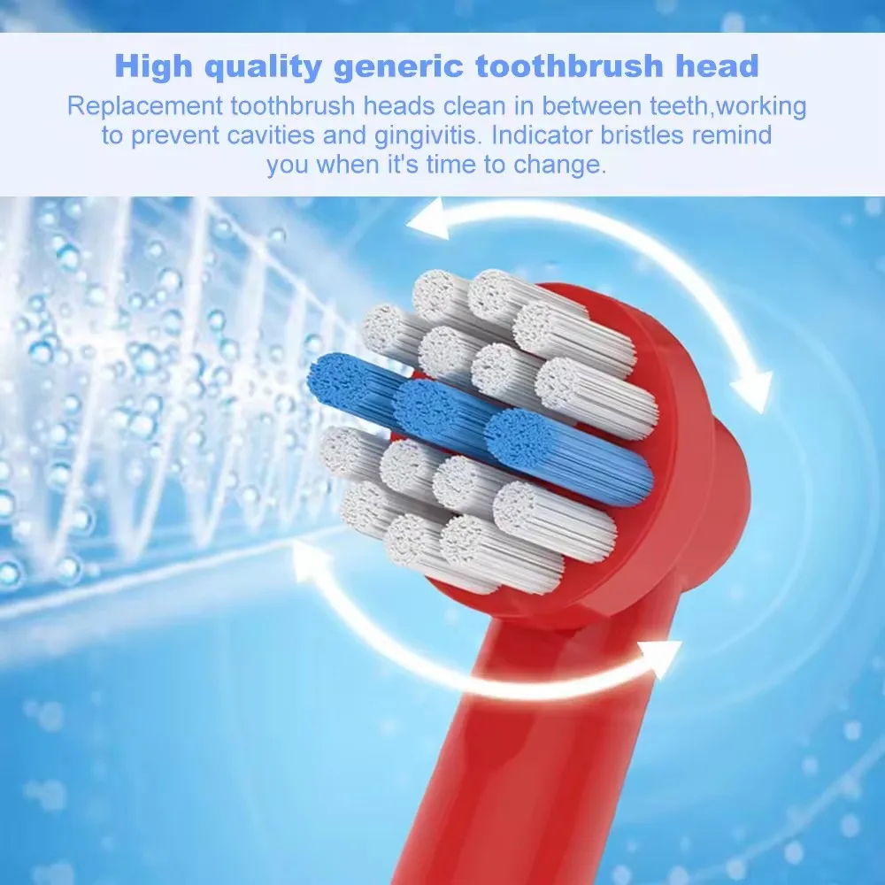 4/8/12 Kid's Replacement Brush Heads Stages Power EB10 Soft Brush Refills for Oral B Children Electric Toothbrush 3 Years Old+
