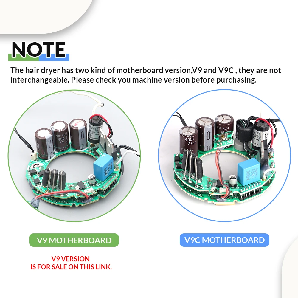 220V Voltage Heating Coil Mainboard Mothboard Repair Part for Dyson Hair Dryer HD01 HD02 HD03 HD08 Disassembly Accessories