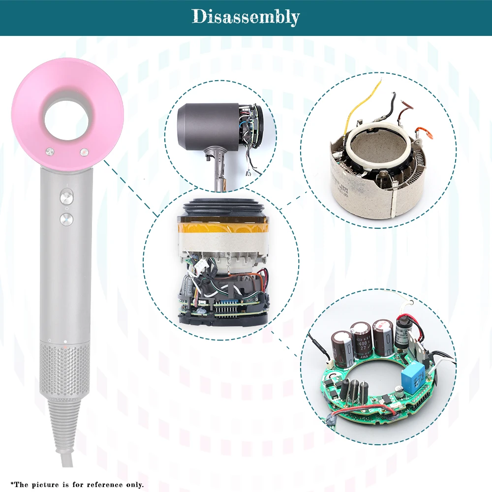 220V Voltage Heating Coil Mainboard Mothboard Repair Part for Dyson Hair Dryer HD01 HD02 HD03 HD08 Disassembly Accessories