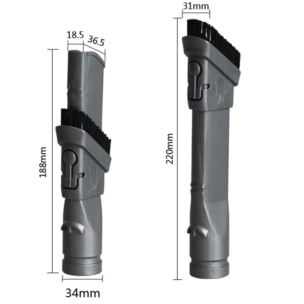 1pc 2 In 1 Tip Brush For Dyson DC22 DC24 DC25 DC26 DC27 DC40 DC50 V6 Vacuum Cleaner Combination Crevice Tool