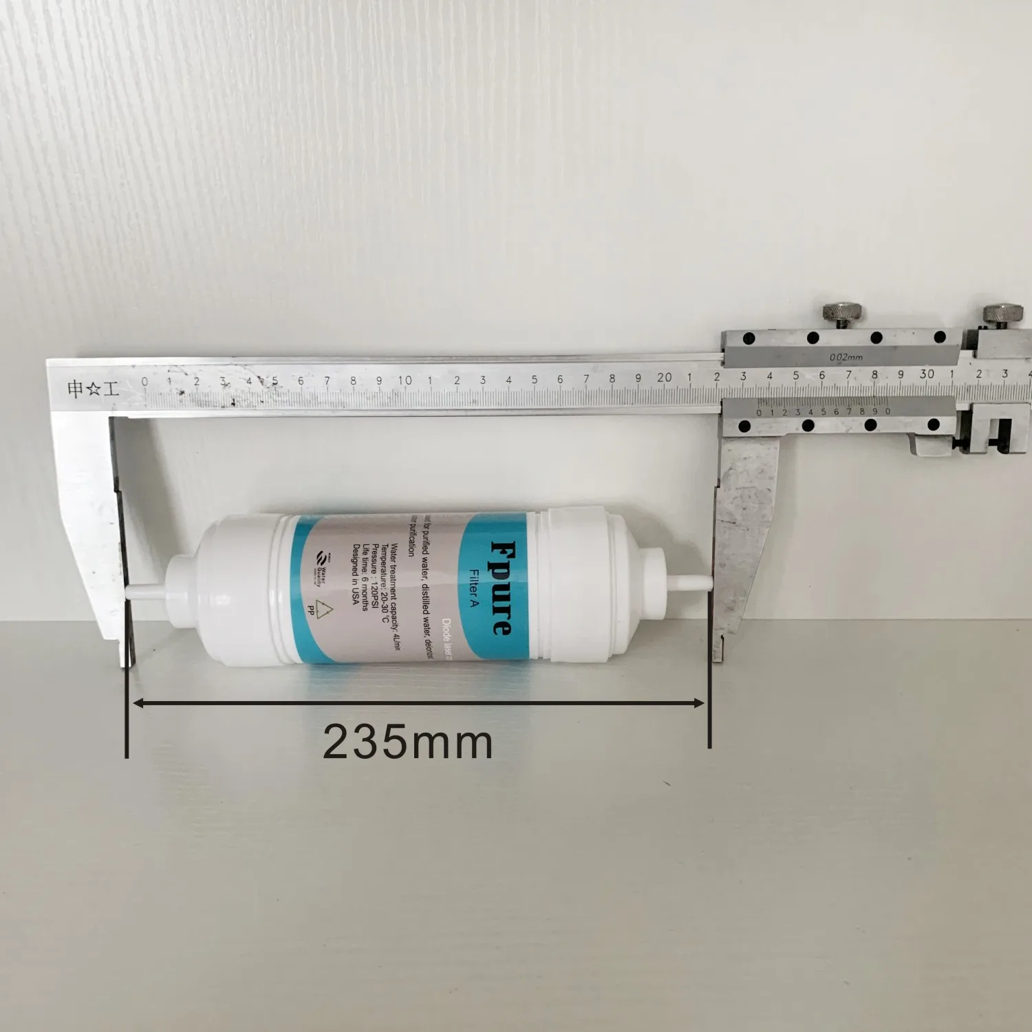 Diode Laser coolant water filters(Filter A & B) For 808nm Diode Laser Machine Cooling, Include Connectors&Clamps, pack of 2