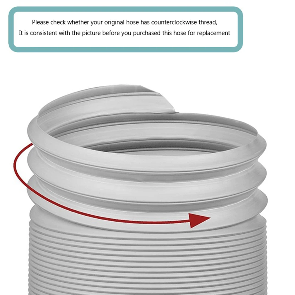 130 150mm Duct Extension Pipe Telescopic Flexible Mobile Air Conditioner Exhaust Hose Accessories Vent Hose 1.5/2M