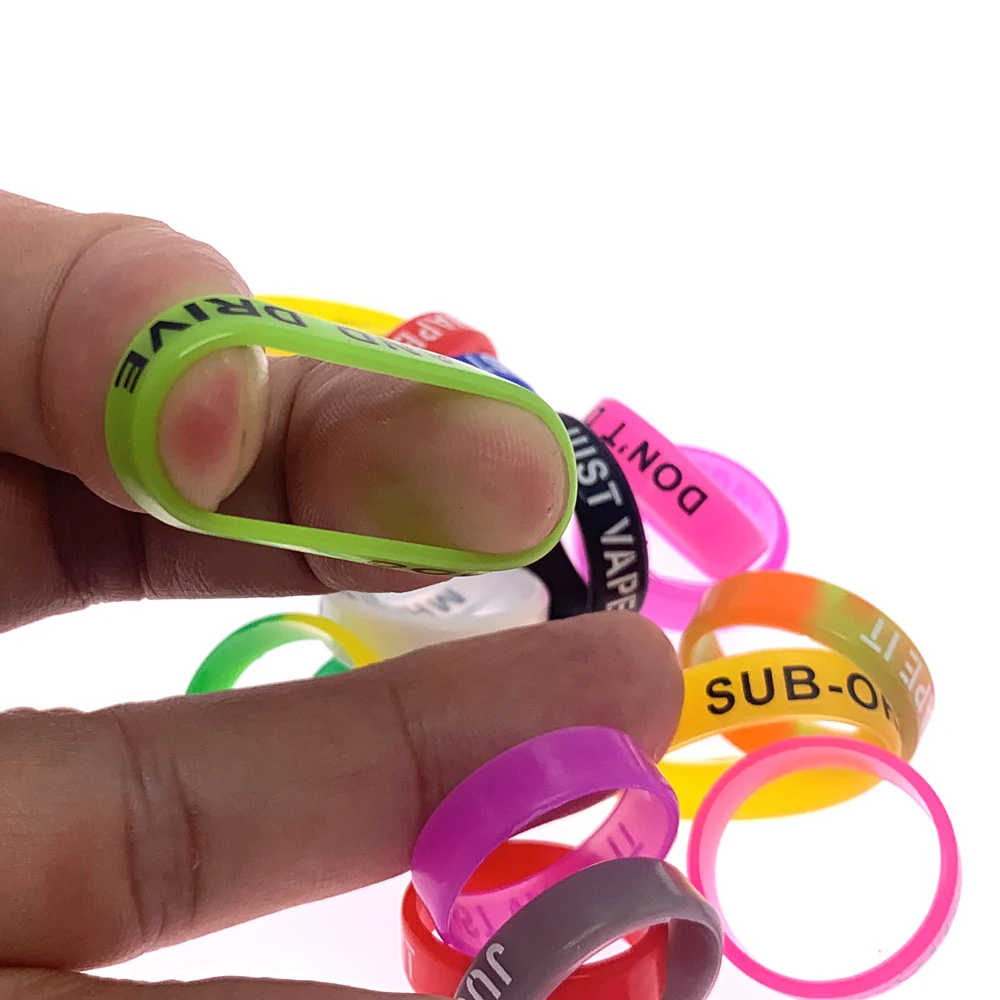 Silicone Rubber Decorative Band For Electric Toothbrush Scraper Kitchen Appliance Handle Dispenser Bottle Personal Care Tools