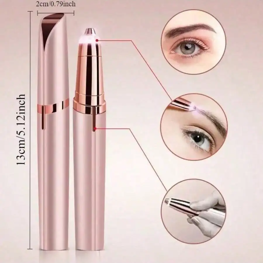 2026Women Electric Eyebrow Trimmer Eye Brow Shaper Pencil Face Hair Remover For Women Automatic Eyebrow Shavers Pocketknife