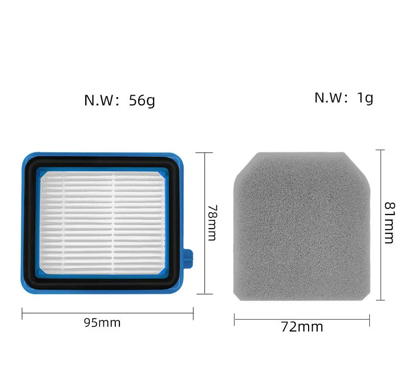 For Electrolux Q6 Q7 Q8 WQ61/WQ71/WQ81 Vacuum Cleaner Washable Hepa Efficient Filter Replacement Accessories Spare Parts