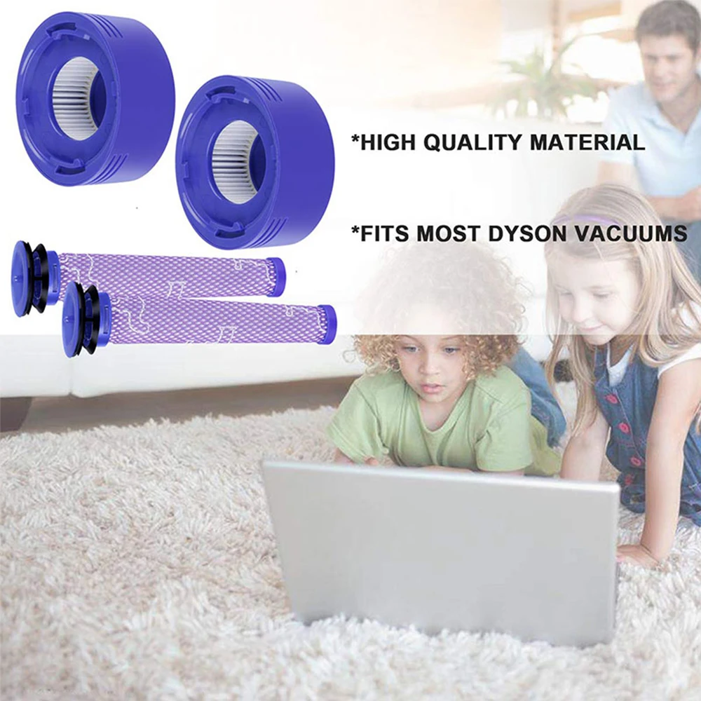 HEPA Filters And Pre Filters for Dyson V7 V8 Absolute Animal Motorhead Cordless Vacuums Replacement Part
