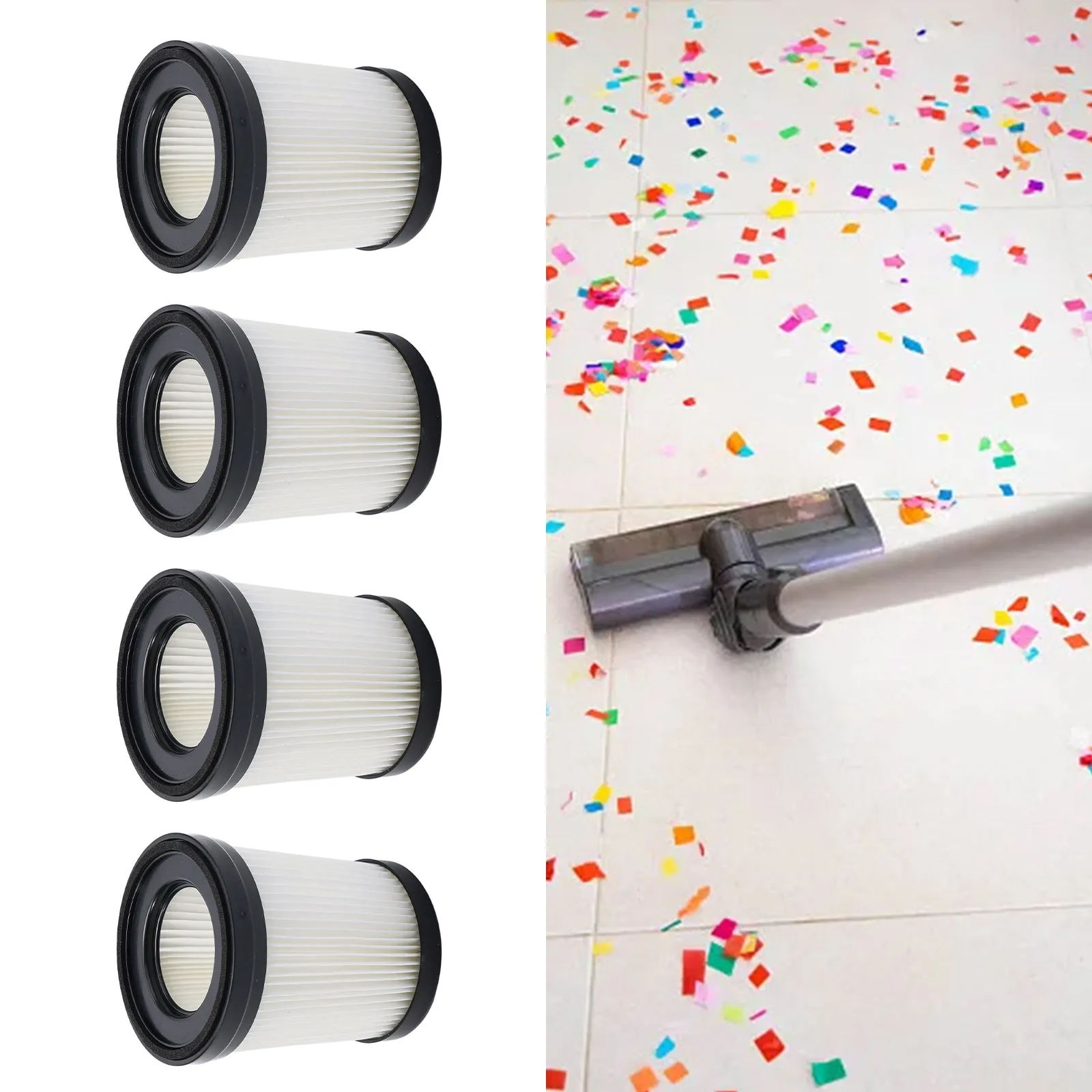 2/4pcs Vacuum Cleaner Filter Replacement For Lubluelu 202 Cordless Vacuum Cleaner Washable Filters For Oraimo OSV-102