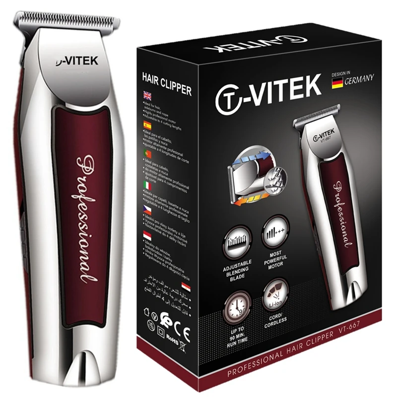 Rechargeable Cord Cordless Hair Trimmer For Men Professional Beard Electric Hair Clipper Edge Facial Body Hair Cutting Machine