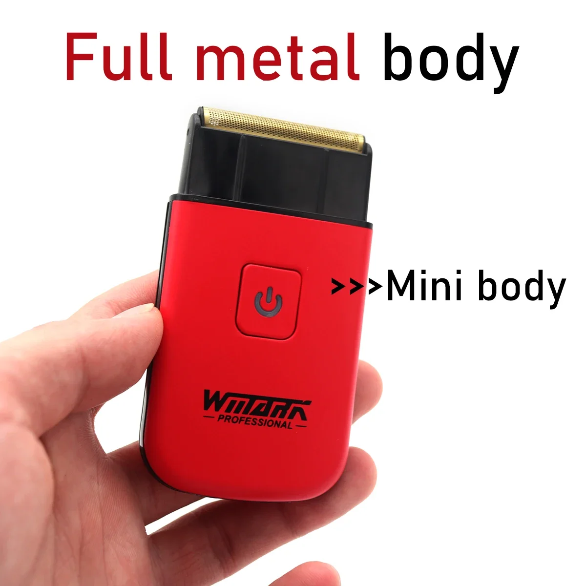 WMARK NG-7901 Electric Shaver 8800RPM Full Metal Mini body Cordless Professional Shaver Hair Trimmer Men's Barber Machine