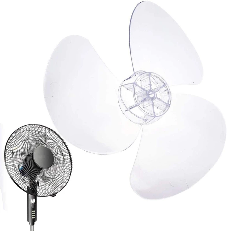16 Inch 40cm Floor Fan Fan Blades Wind Blade for Standing Pedestal Fan Table Fan Universal Accessories Replacement