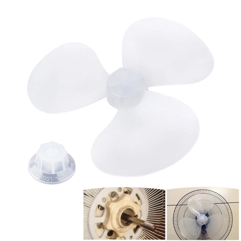 16 Inch 40cm Floor Fan Fan Blades Wind Blade for Standing Pedestal Fan Table Fan Universal Accessories Replacement