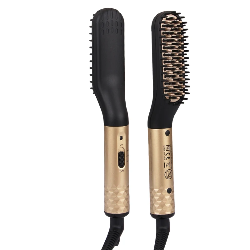 Hot Selling Men'S Beard Straightener Portable Fast Heating Beard Straightener Salon Professional Men'S Styling Tool