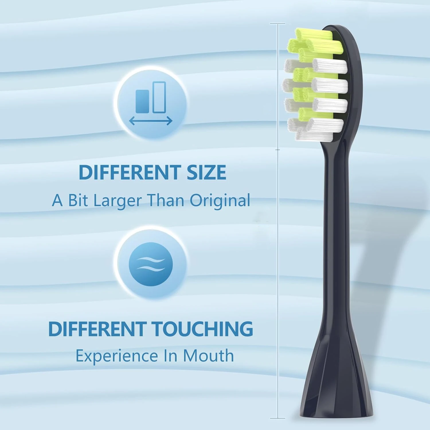 4/6/8Pack Replacement Toothbrush Heads Compatible with Philips Electric Toothbrush Head HY1100 HY1200 BH1022