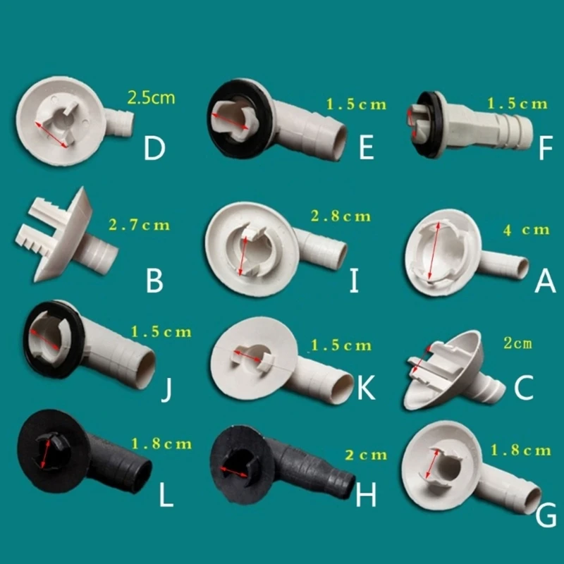 2pcs Air Conditioner Drain Outlet Connector Drain Pipe Elbow Tool Universal External Unit Spout Connector ACPipe Parts