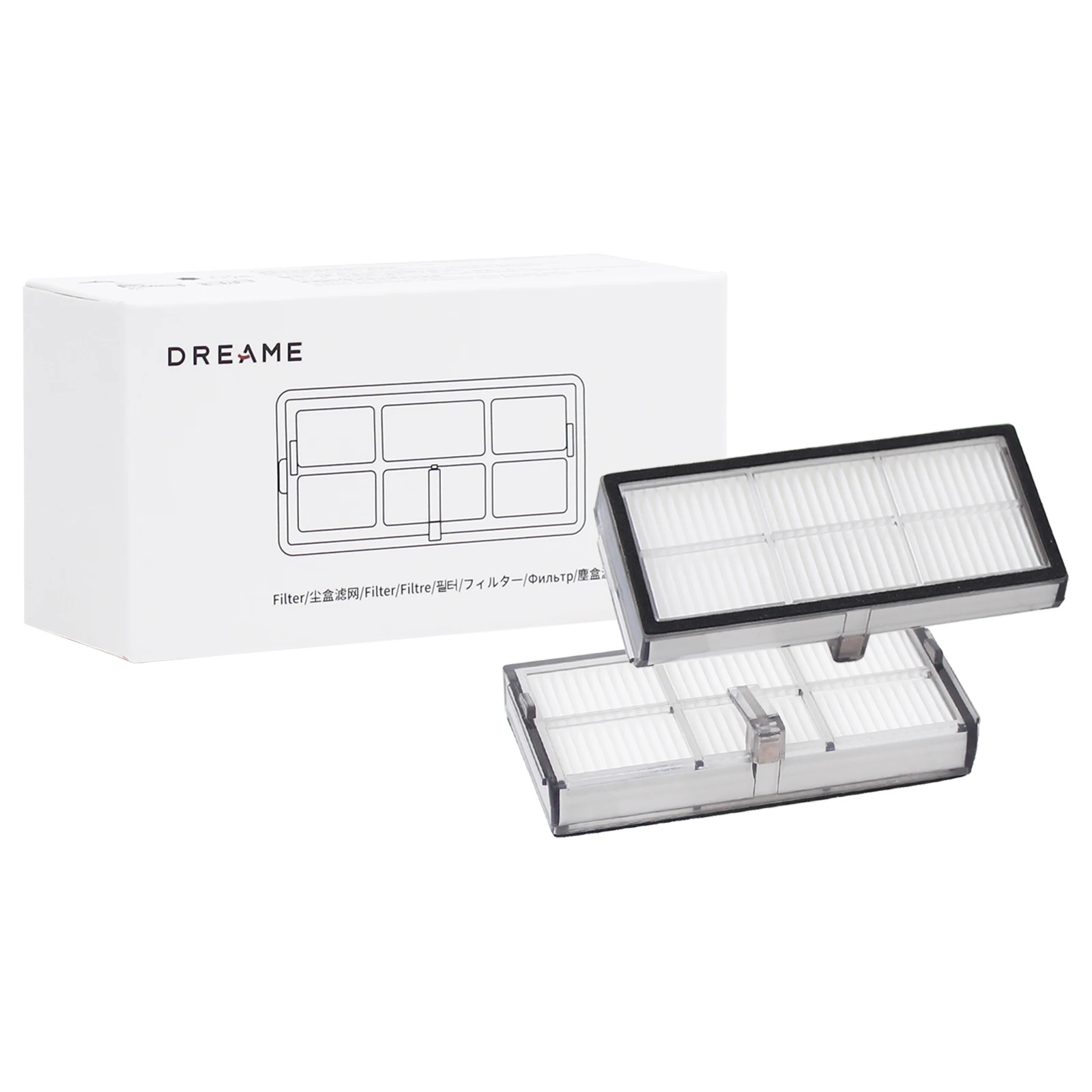【Optional 】Original Dreame X40 Ultra Robot Vacuum Accessories ,Roller brush ,Filter ,Dust bag ,Mop cloth ,Side brush.