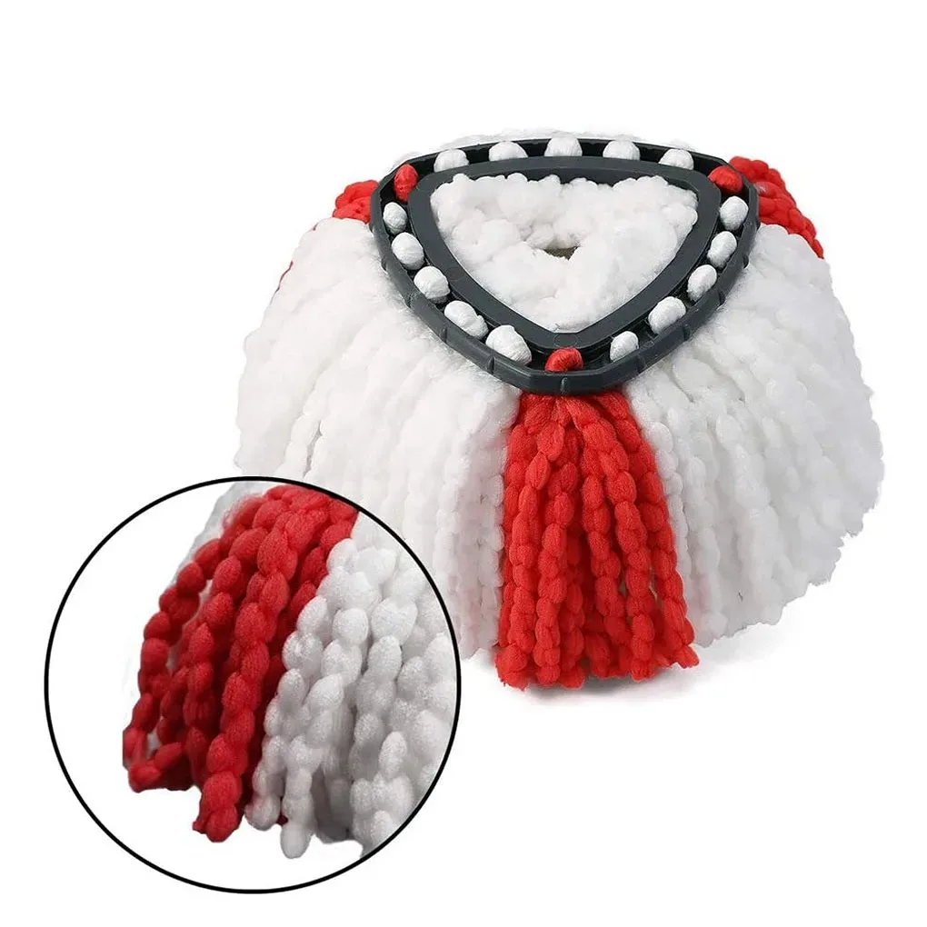 Mop Head Replacement for O-cedar and Vileda EasyWring 1 Tank System Washable Mop Pad Reusable Mopping Cloth 360 Rotatable Mop