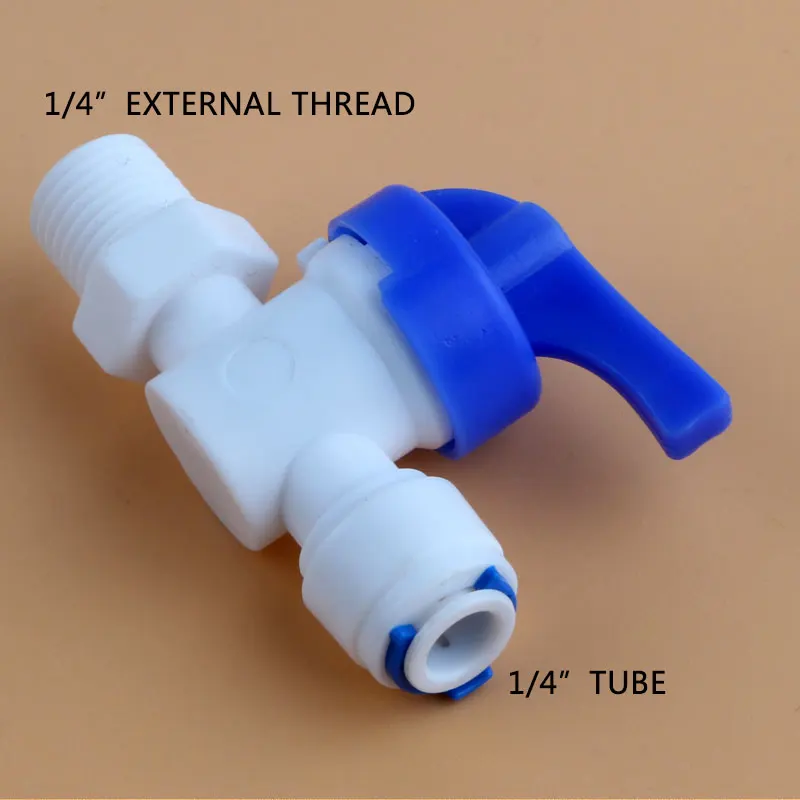 Water Purifier Accessories 2-Point Quick-Connect Ball Valve 3-Point External Thread Switch Connector Pe Water Pipe 4-Point Internal Thread Straight-Through Valve