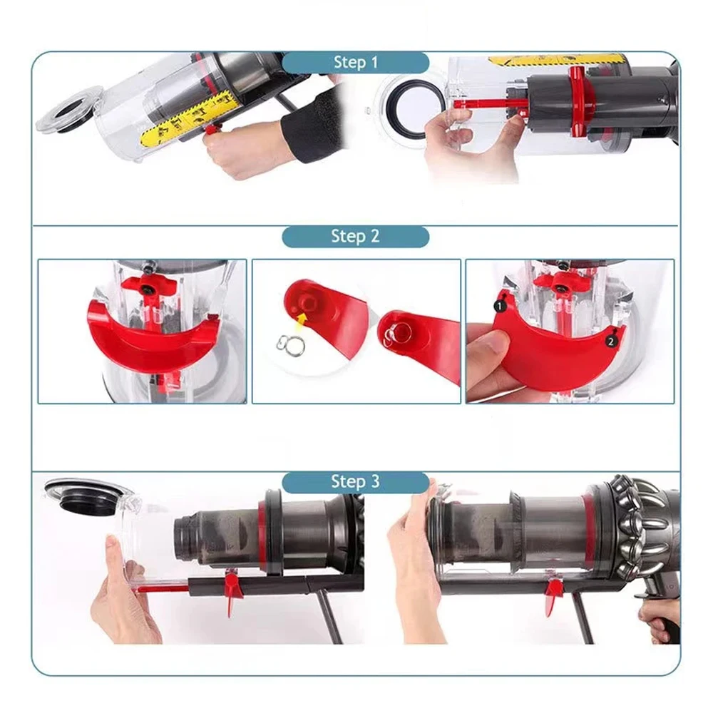 Dust Box Trigger Switcht for Dyson V10 V11 V15 Gen5 Vacuum Cleaner Release Bin Handle/Dirt Cup Opening Handle Replacement Parts