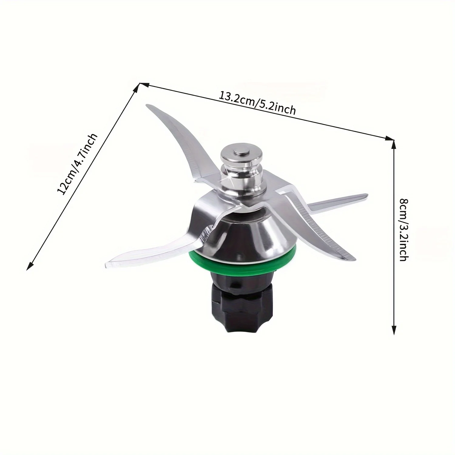 Stainless Steel Food Grade Replacement Blade for Thermomix TM5 & TM6 Durable Stainless Steel Mixer Knife Accessory