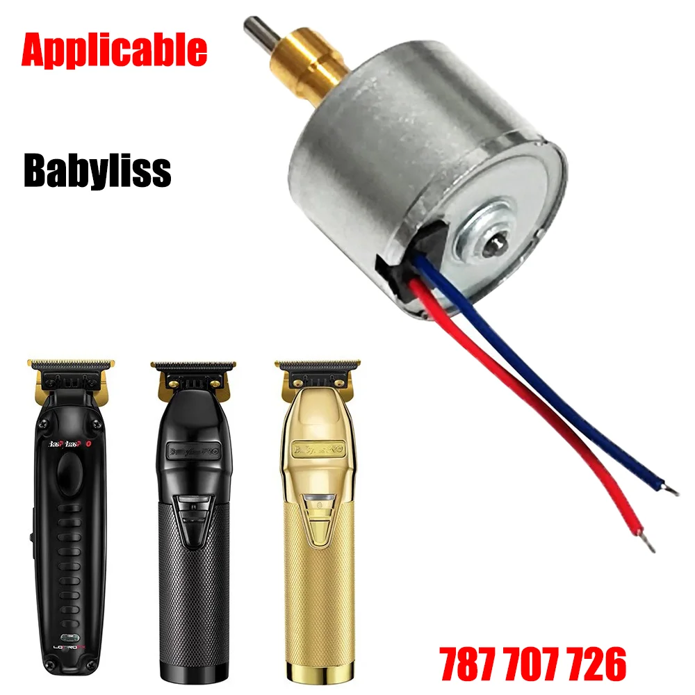 3.7V 7200RPM 24mm Brushless Motor with Brass Copper Head Replacement Accessories for Babyliss 787/726/707 Hair Trimmer Clipper