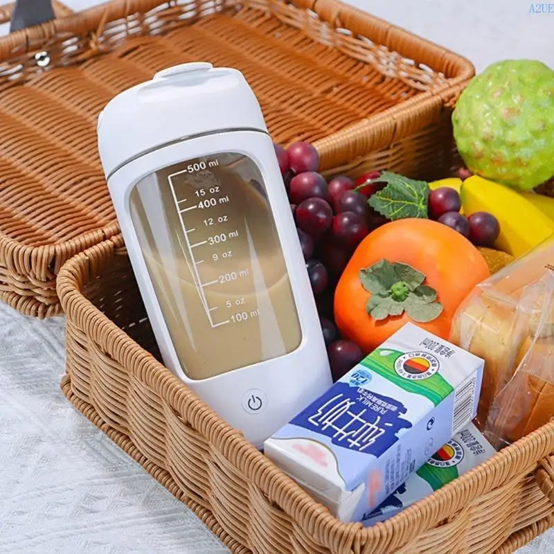A2UE USB Rechargeable Portable Protein Mixer Electric 650ml for Shakes and