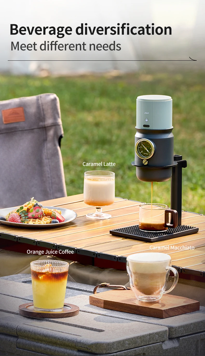 STARSEEKER Super58 Portable Electric Espresso Machine Travel Coffee Maker For Camping Car Coffee Maker With USB-C Bracket Tamper