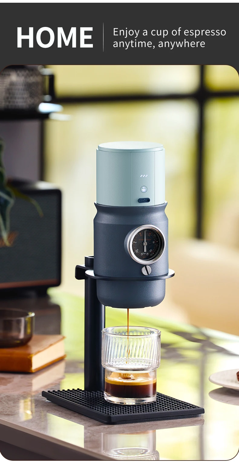 STARSEEKER Super58 Portable Electric Espresso Machine Travel Coffee Maker For Camping Car Coffee Maker With USB-C Bracket Tamper