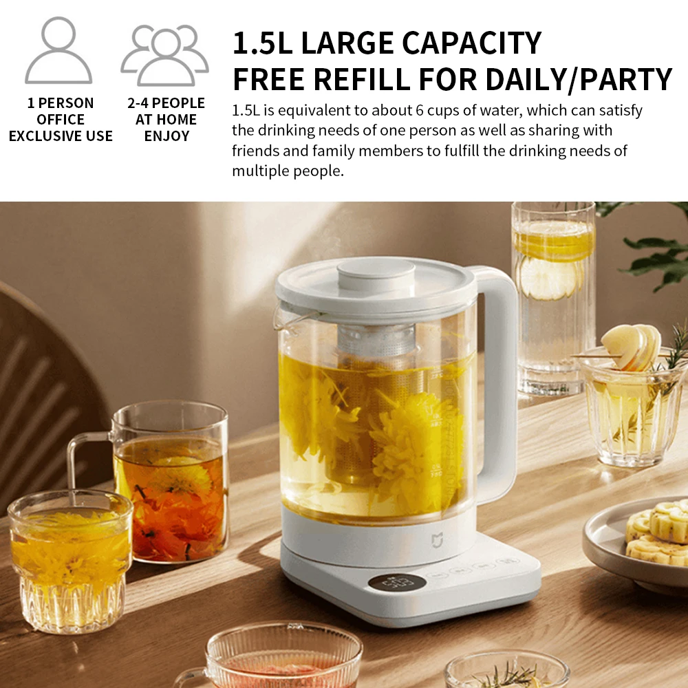 NEW MIJIA Multifunctional Health Pot Electric kettle N1 Household Appliances 800W 304 Stainless Steel Heat Preservation -CN