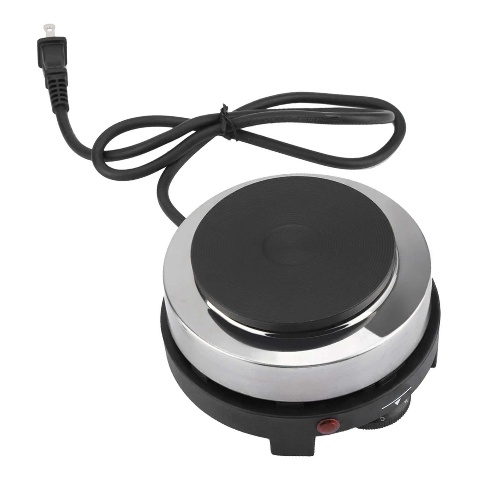 Portable 500W Electric Mini Stove Hot Plate Multifunction Home Heater (US Plug 110V)