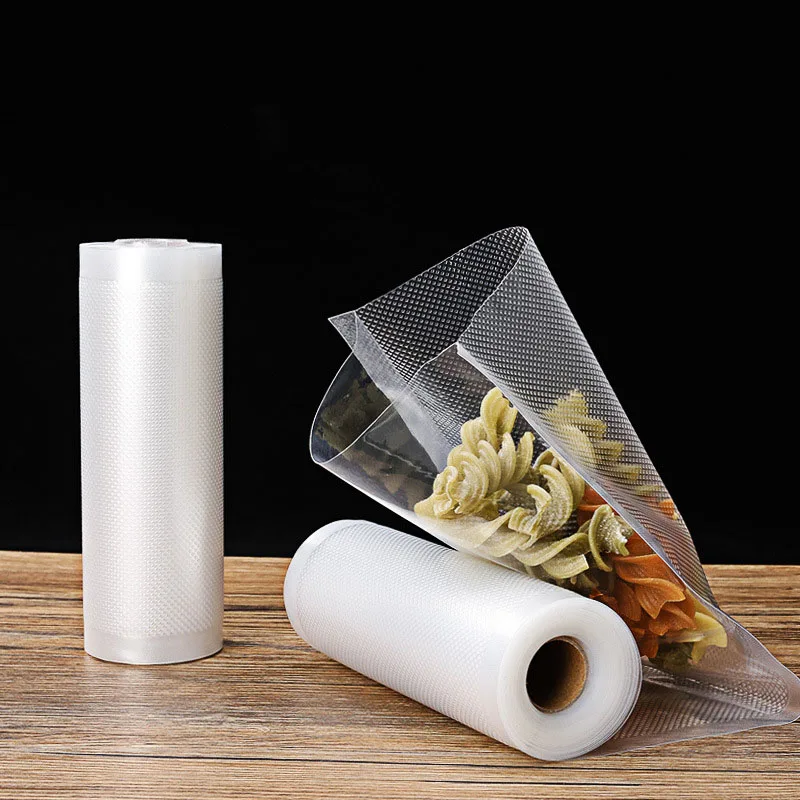 Vacuum Food Saver Sealer Bags Rolls 12/15/17/20/25/28/30cmx500cm Sous Vide Storage Packaging bag for Meat Fruits Vegetables Nuts