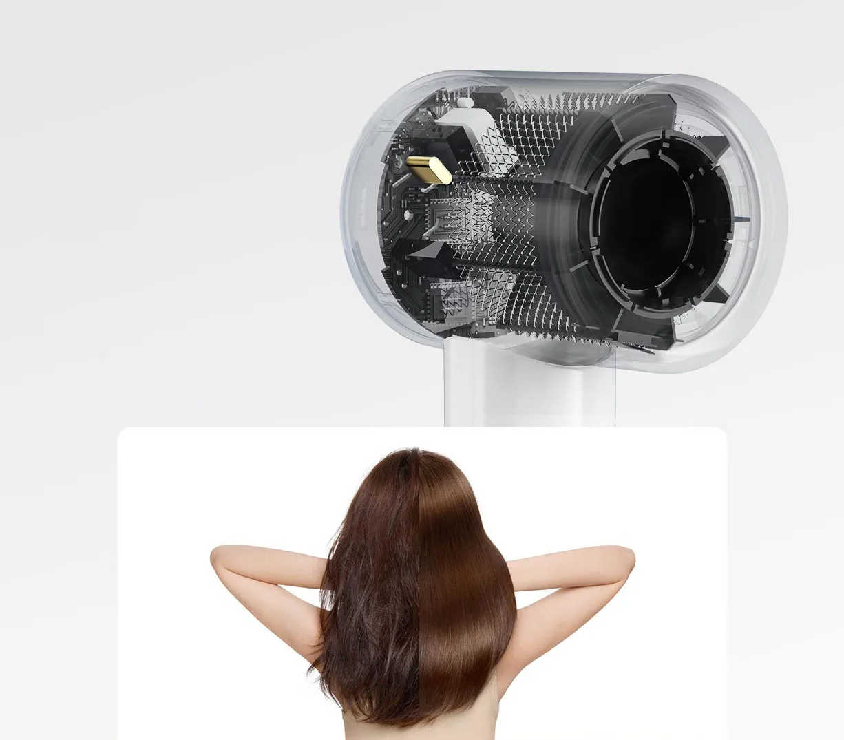 MIJIA High Speed Hair Dryer H501SE 62m/s Wind Speed Negative Ion Hair Care 110,000 Rpm Professional Dry 220V CN Version
