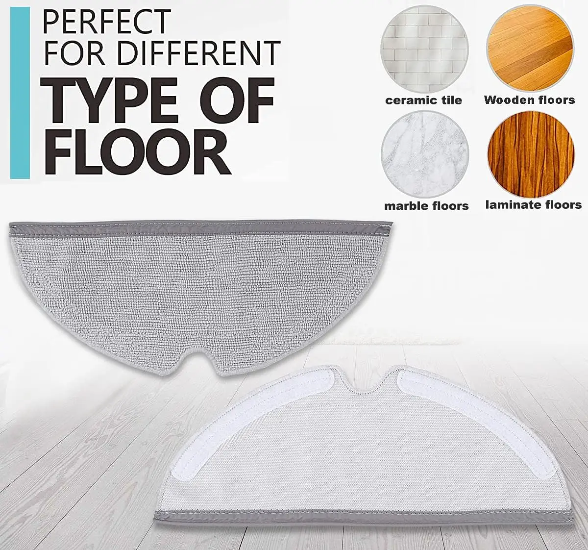 Full Coverage Mopping Cloths for Xiaomi Roborock S5 S50 S51 S55 S6 S6 MAXV S5 MAX Vacuum Cleaner
