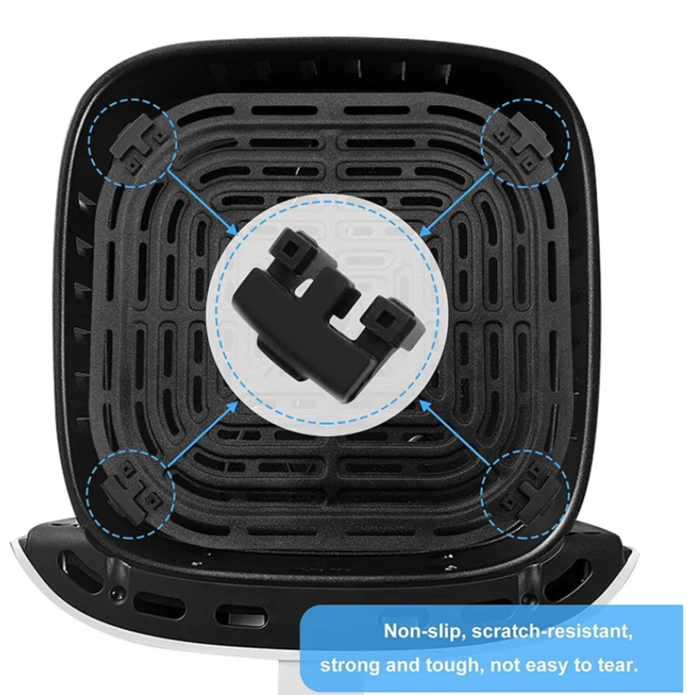 4PCS Air Fryer Rubber Bumpers Air Fryer Silicone-Case Parts For Instant Vortex Kitchen Gadget Sets Air Fryer Repalcement Parts