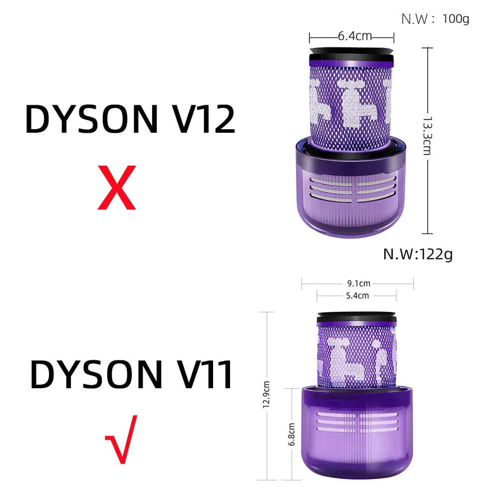 For Dyson V11 Animal / V11 Torque Drive V15 Detect Accessories for Dyson Filter Cyclone Vacuum Cleaner Replacement Spare Parts