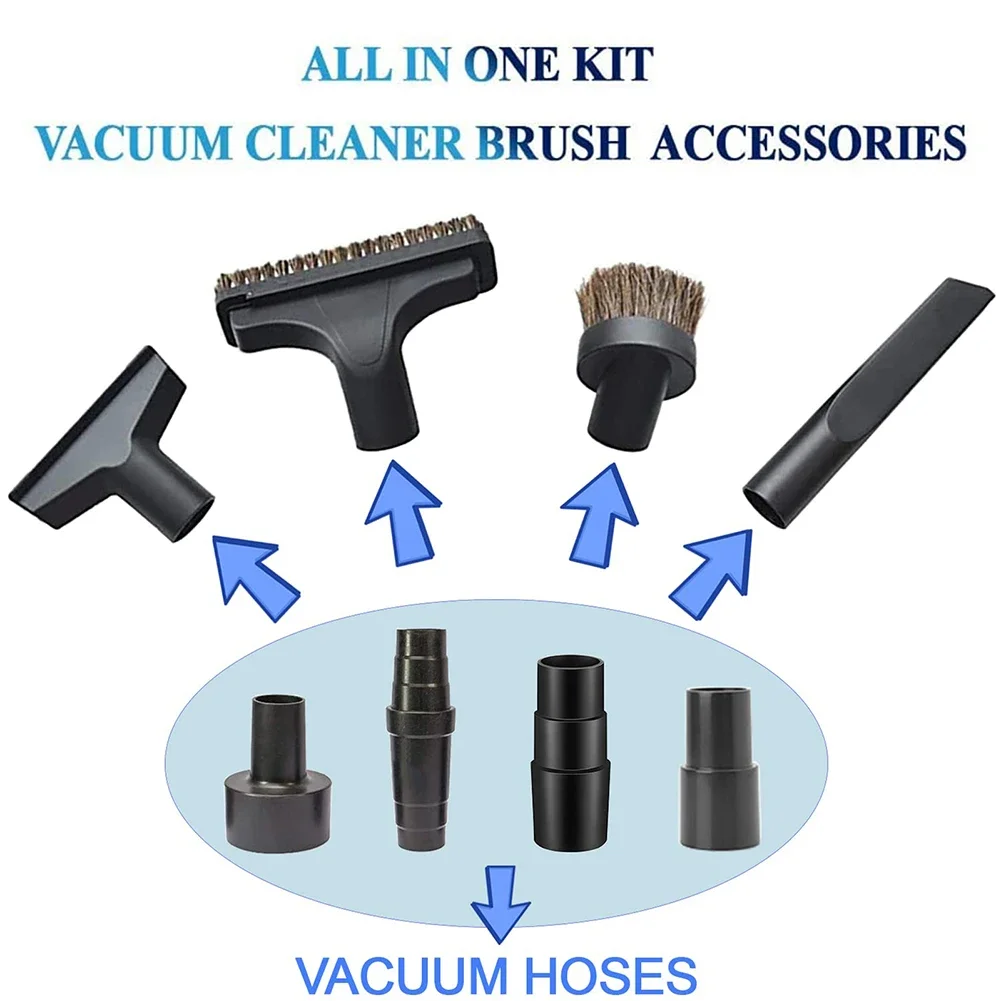 3pcs Vacuum Hose Adapters Kit Reducer Converter From 2.5/1.25inch  Household Vacuum Cleaner Adapter Tools