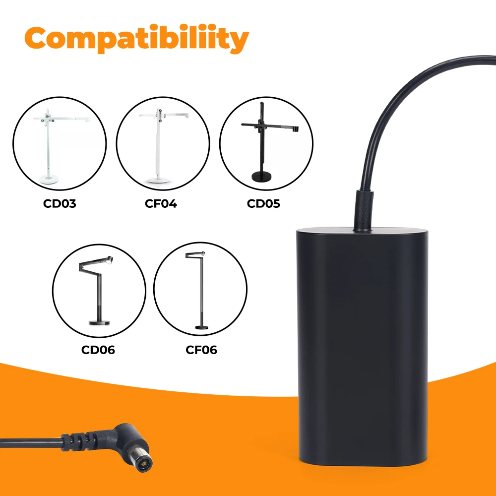 Power Supply Compatible with Dyson Solarcycle Morph Desk Light CD03 CD04 CD05 CD06 Desk Lamp Cable CF04 CF06 Floor Light Cord