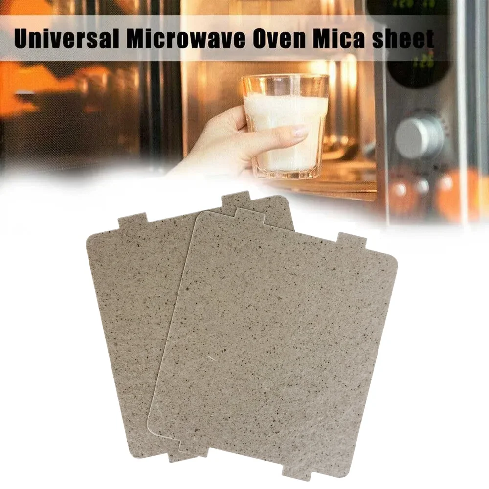 Microwave Oven Parts Mica Slice Super Thick Heat Insulation Accessories Mica Sheet Thicker Spare Frigidaire Waveguide Cover 2pcs