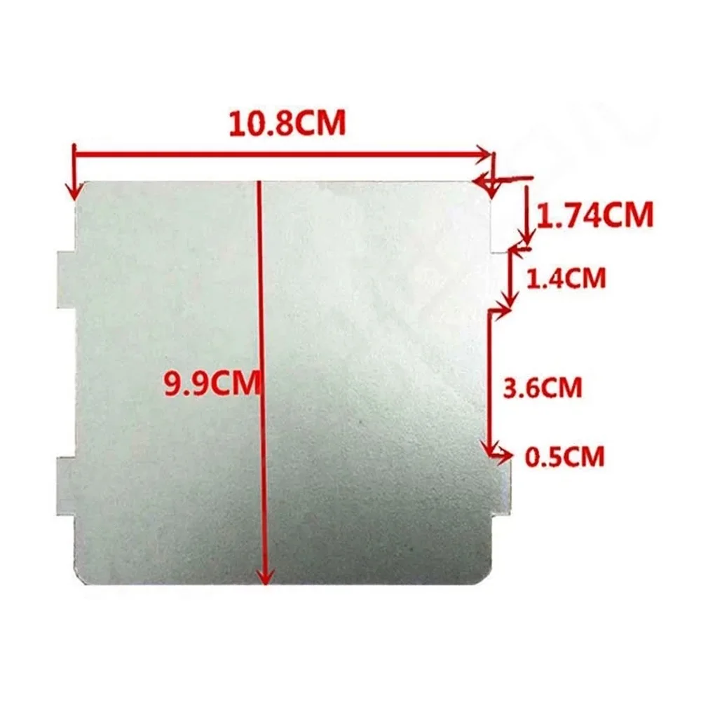 Microwave Oven Parts Mica Slice Super Thick Heat Insulation Accessories Mica Sheet Thicker Spare Frigidaire Waveguide Cover 2pcs