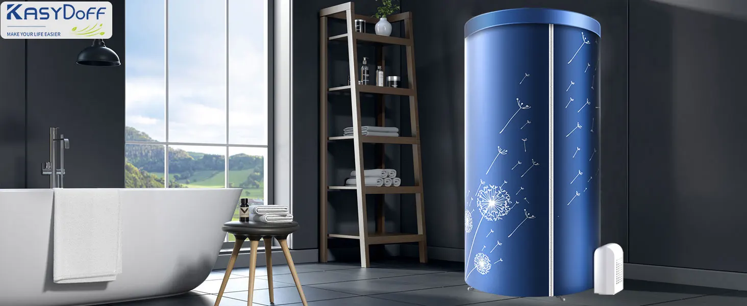 Portable Electric Clothes Dryer,1000W Heated Clothes Airer,Travel Heated Clothes Dryer with Timer,Electric Clothes Dryer