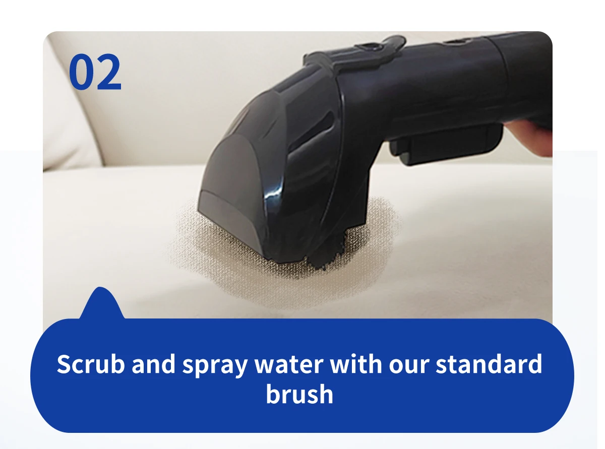 ABIR G80 Handheld Carpet Vacuum Cleaner 15Kpa Spot Cleaner Machine for Home Sofa Car Interior,Pet Bed Fabric Wet Dry Washing