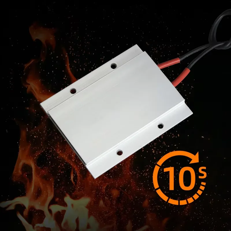 12V~220V Constant Temperature Ceramic PTC Heating Sheet Disassemble Assemble LED Lamp Beads Heater Desoldering Station 77x62mm