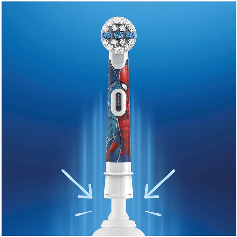 Oral B EB10 Kids Electric Toothbrush Replacement Heads Tiny Round Head Soft Bristle Teeth Cleaning Brush Refill
