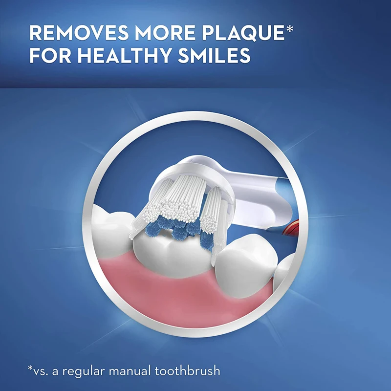 Oral B EB10 Kids Electric Toothbrush Replacement Heads Tiny Round Head Soft Bristle Teeth Cleaning Brush Refill