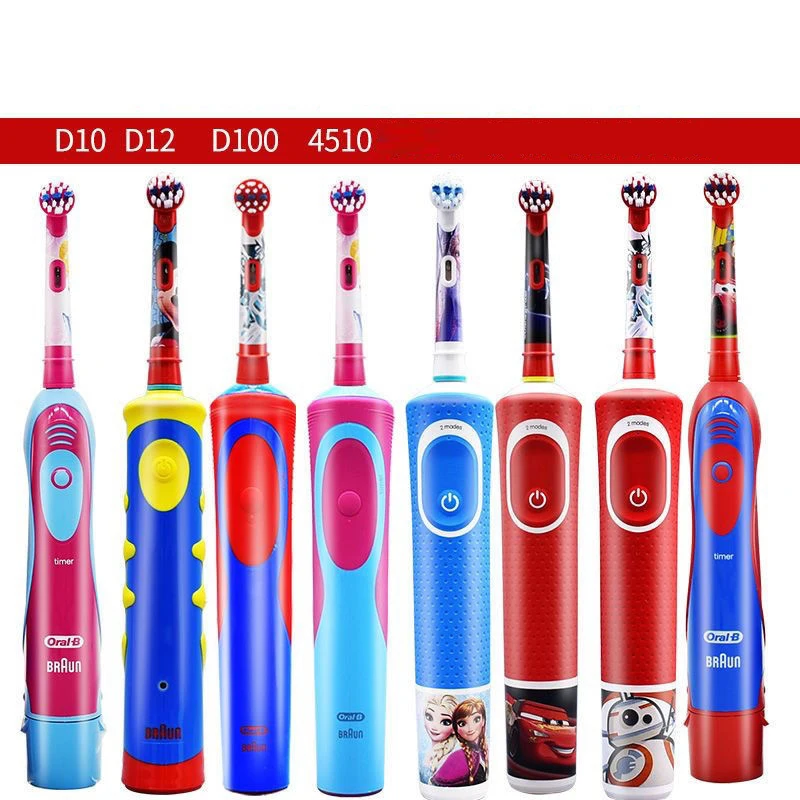 Oral B EB10 Kids Electric Toothbrush Replacement Heads Tiny Round Head Soft Bristle Teeth Cleaning Brush Refill