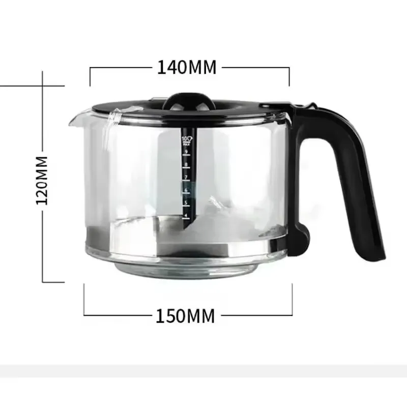 For Philips HD7761 HD7762 HD7765 HD7766 HD7767 HD7768 HD7769 Coffee Machine Glass Pot