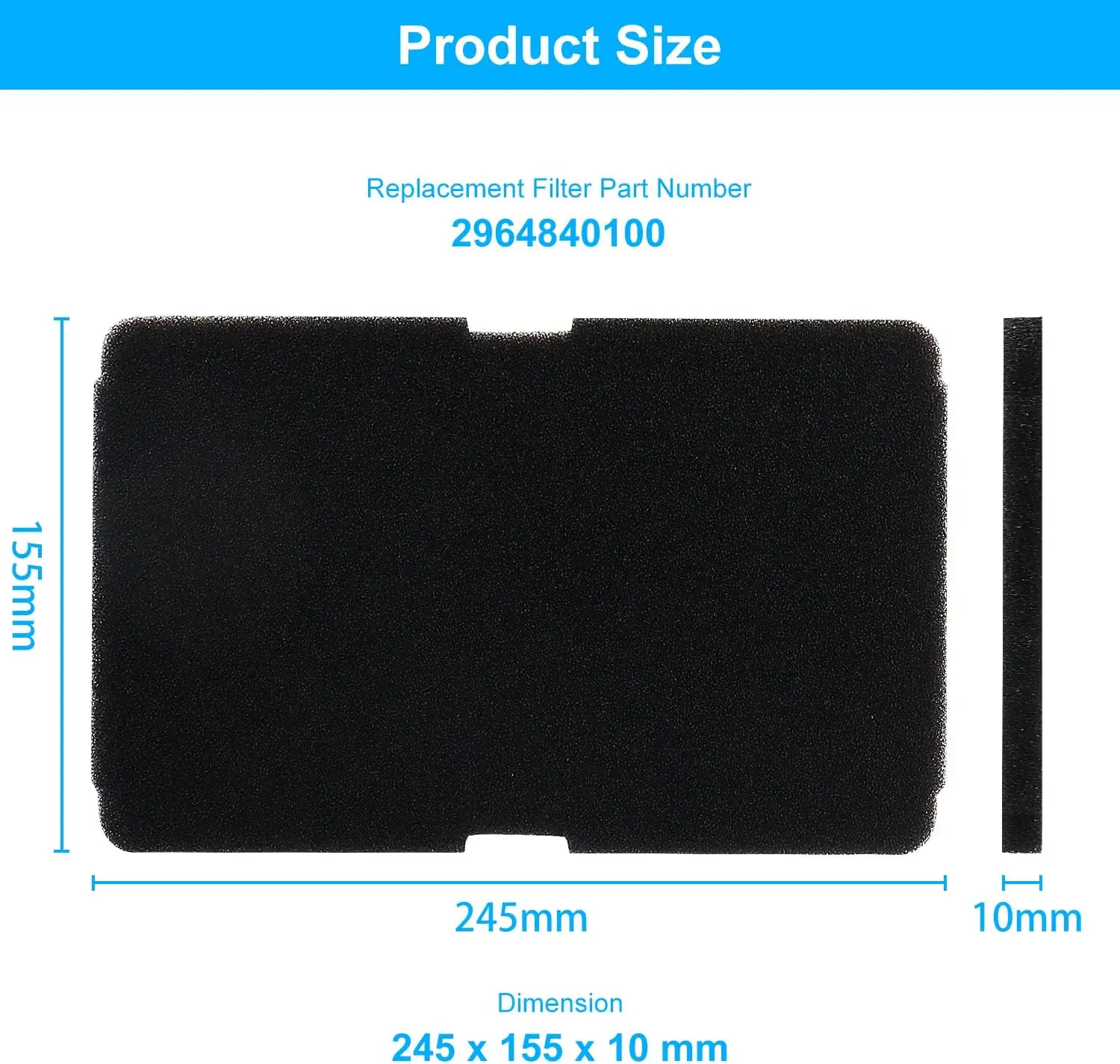 6/8 PC Dryer Filter For Dryer Replacement For Beko 2964840100,Fluff Filter For Dryer Beko De8635rx Ds7512pa Tumble Dryer