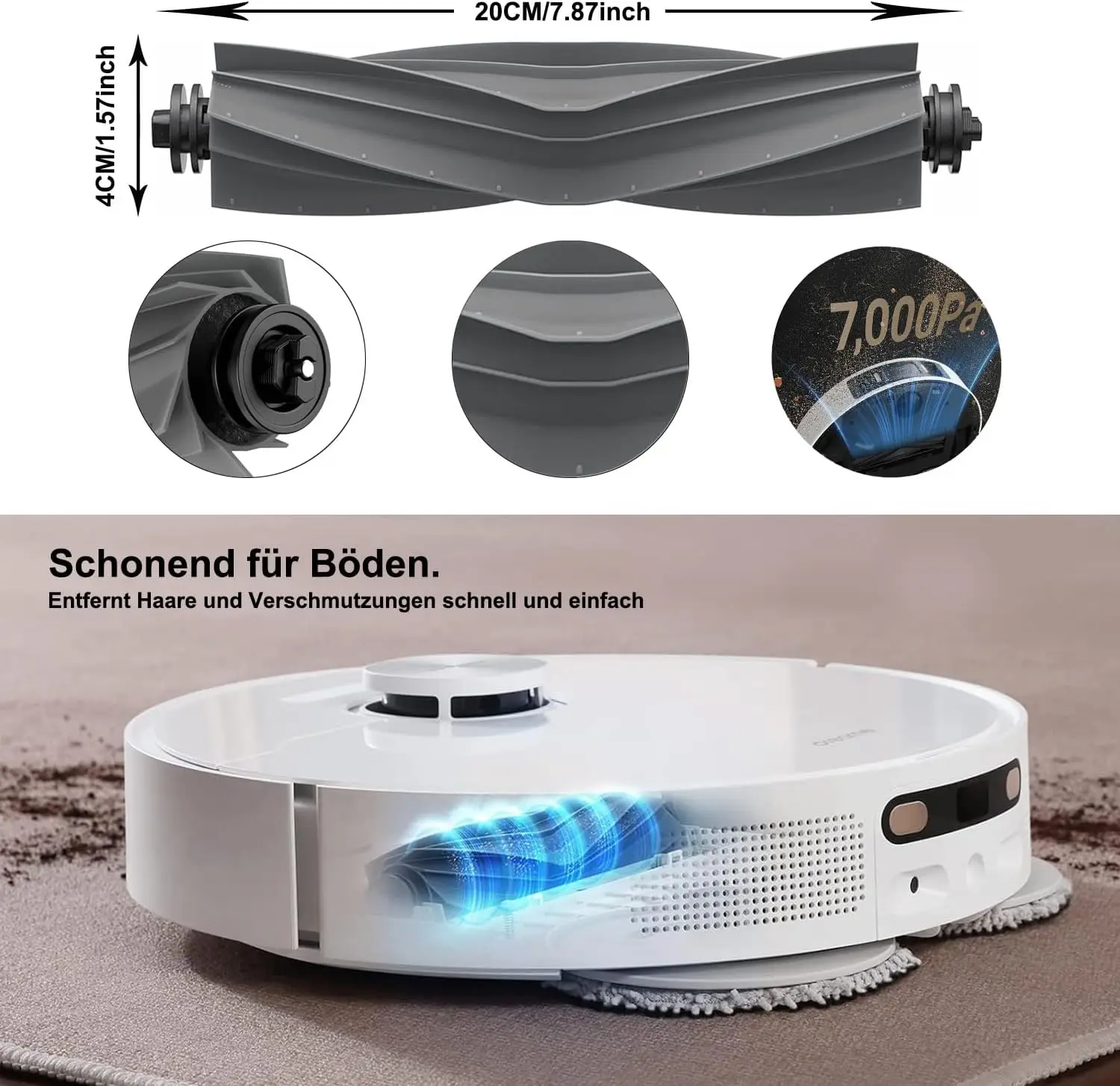 Dreame D20 Ultra / L10s Ultra CE Robot Vacuum Cleaner Accessories Main Side Brush Mop Cloth Hepa Filter Dust Bag Spare Parts